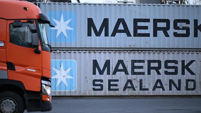 Maersk has warned the Australian supply chain is at ‘breaking point’. Picture: AFP