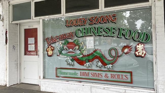 Ballarat Central Chinese takeaway shop Louey Soong has been closed for months due to the owner being sick.