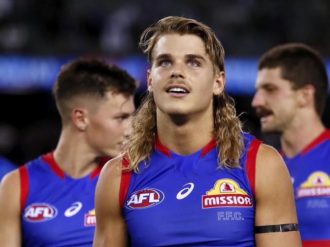 Bailey Smith has become a fan favourite with the Bulldogs. (Photo by Dylan Burns/AFL Photos via Getty Images)