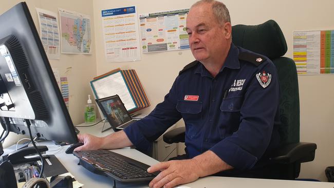 Fire and Rescue NSW duty commander Superintendent Bruce Cameron, pictured at the FRNSW metro west 3 zone office, was among the attendees at the Lawson meeting. Picture: Isabell Petrinic