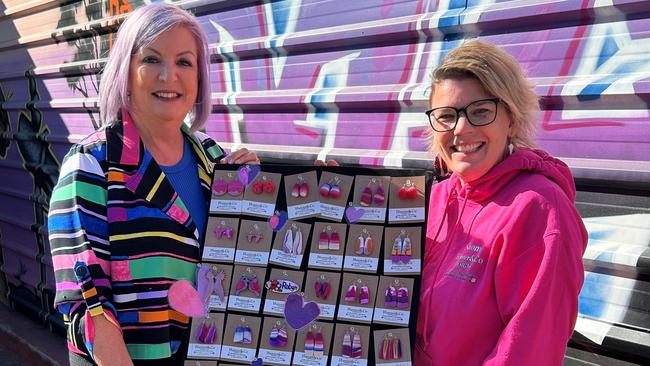 A small family business based in Alice Springs is bringing its unique earrings to the world stage. Picture: Supplied