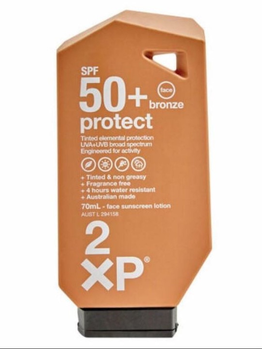 2XP Bronze Protect Sunscreen lotion was also amongst the products recalled. Picture: Supplied