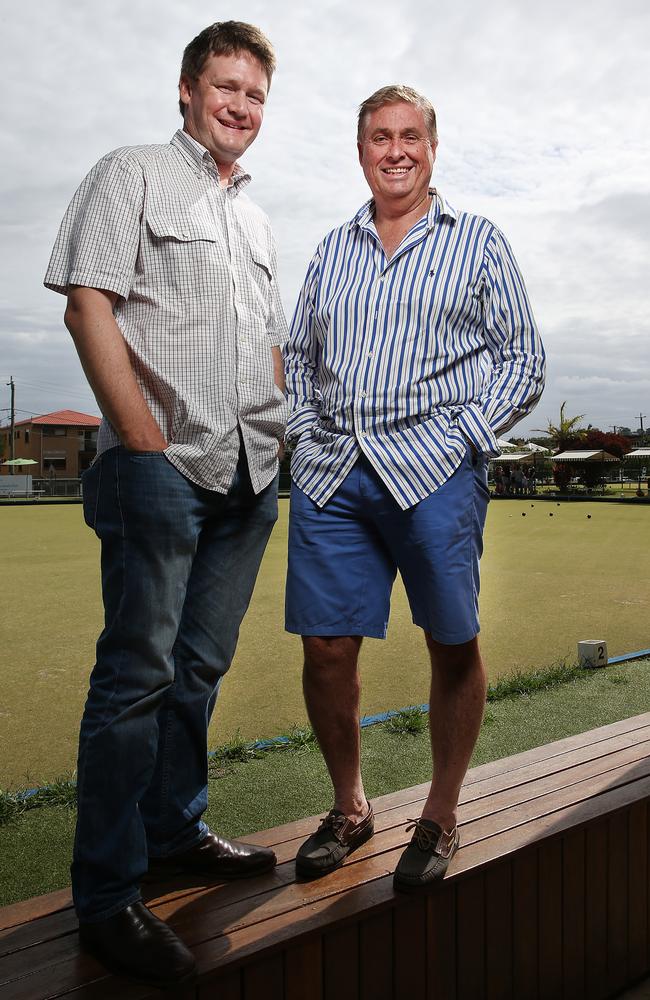 Racecaller Josh Fleming with now retired Alan Thomas last year. Picture: Jack Tran