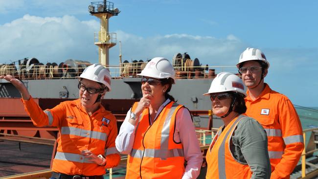 Premier Annastacia Palaszczuk with Member for Mackay Julieanne Gilbert Photo