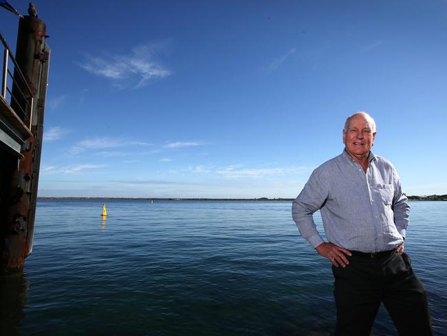 John Rothwell is opposed to WA shark cull. John is a top WA businessman and Liberal Party donor. Heis photographed at Henderson