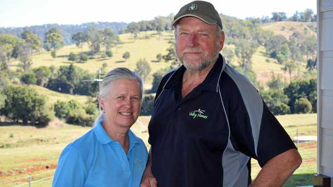 UNIQUE: Jenny and Glenn Carlson say their resort plans have come together perfectly with their small scale holiday centre where luxury meets peace and quiet. Picture: Arthur Gorrie