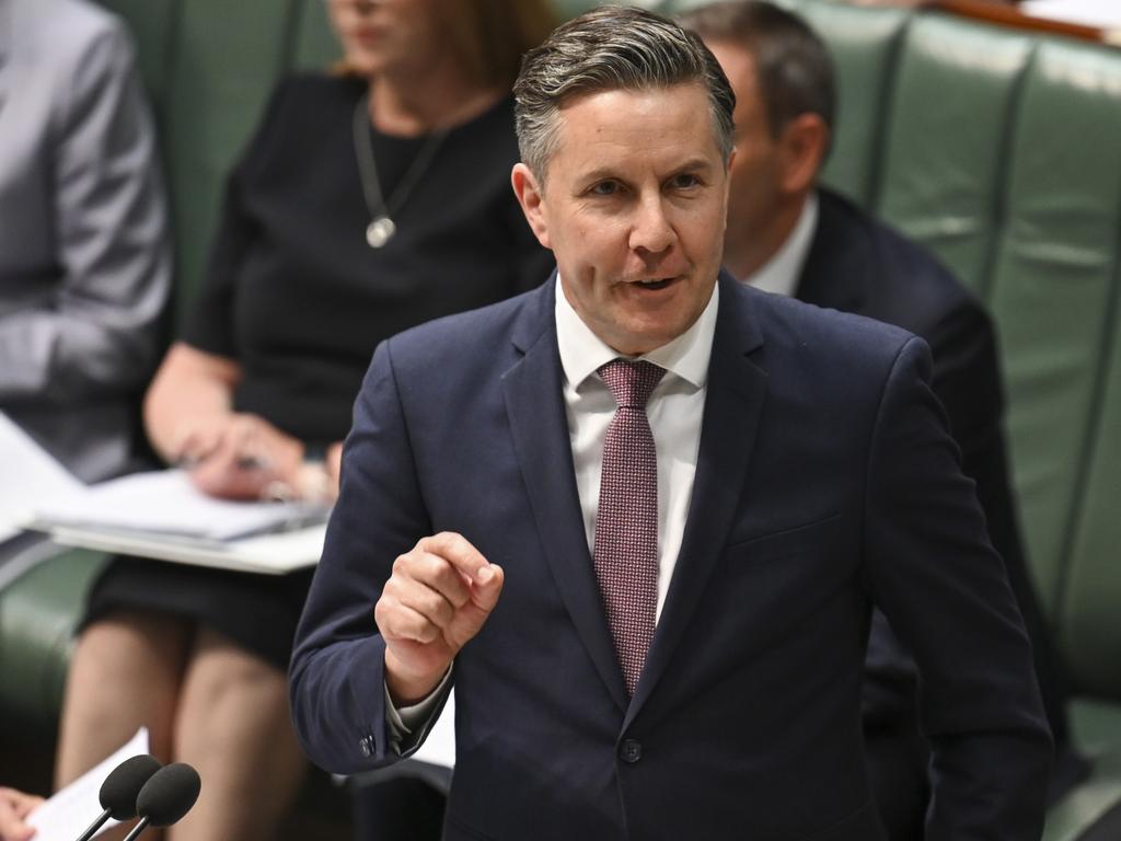 Federal Health Minister Mark Butler says the Allan government should review the payroll tax. Picture: Martin Ollman