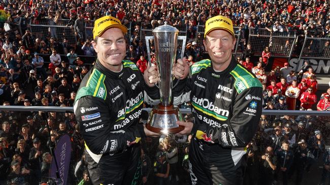 Craig Lowndes won his seventh Bathurst title after pairing with Steve Richards last year. Picture: Mark Horsburgh