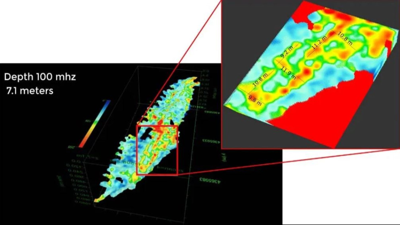 A 3D scan of the unique rock formation. Picture: NoahsArkScan.com