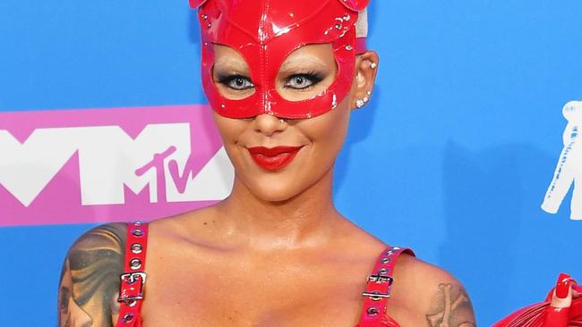 NEW YORK, NY - AUGUST 20: Amber Rose attends the 2018 MTV Video Music Awards at Radio City Music Hall on August 20, 2018 in New York City.  (Photo by Nicholas Hunt/Getty Images for MTV)