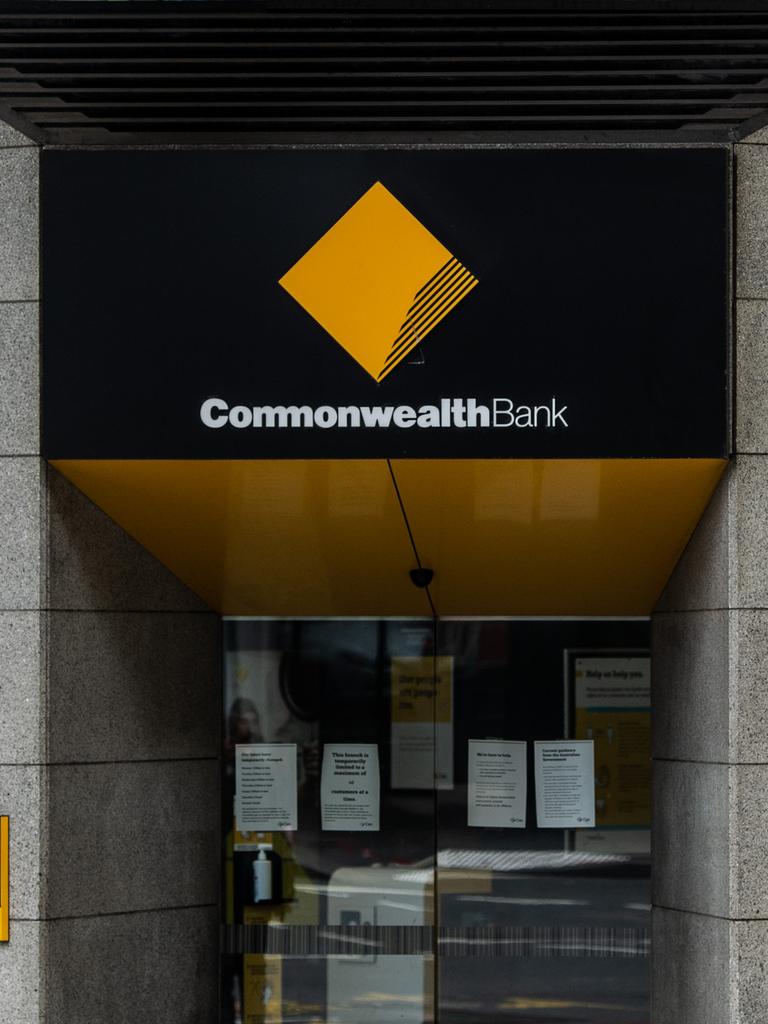 Commonwealth Bank is among the companies leaving some of its CBD office spaces this year. Picture: NCA NewsWire / James Gourley