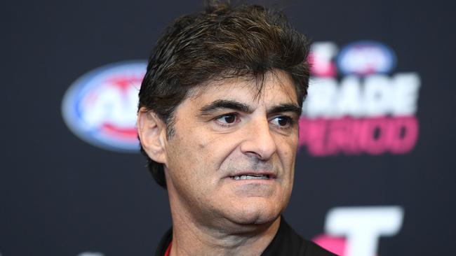 Adrian Dodoro, the Bombers general manager of list and recruiting. Photo by Quinn Rooney/Getty Images