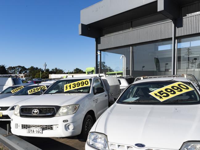 Sydney, Australia, Daily Telegraph, Sunday, 17 July 2022.Used Car Prices on Parramatta Rd.Picture: Daily Telegraph / Monique Harmer