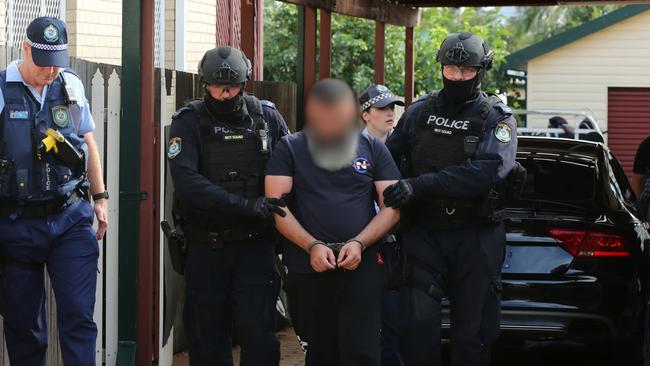 Four men have been arrested. Picture: NSW Police Force