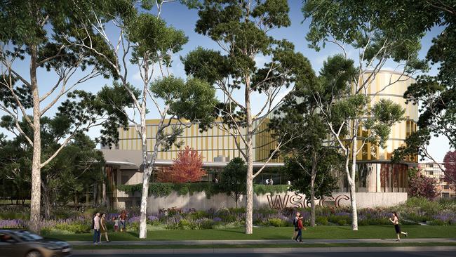 An artist's impression of the Westery Sydney Community and Conference Centre. Construction begins today. Picture: Supplied.