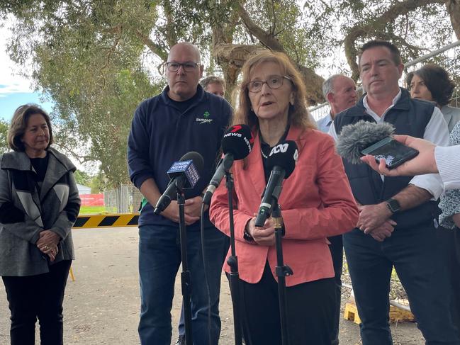 Relief is on its way: Lismore MP Janelle Saffin welcomes the Governments rate relief announcement for 2022-2023 during a press conference in Lismore.