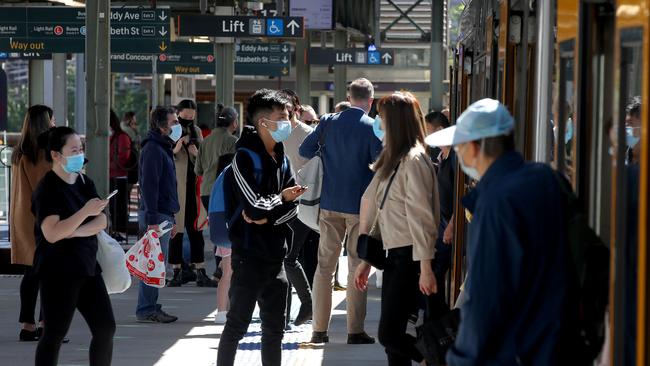 Commuters could struggle to make their way to work today if they usually rely on trains. Picture: Toby Zerna