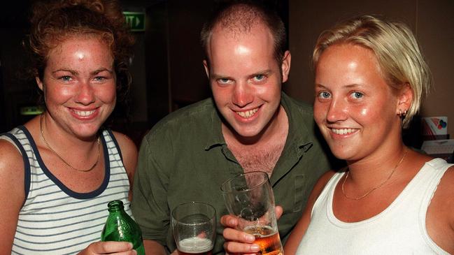 Nicola Desmond, Patrik Nordmark and Lisa Ohrn at the Jazz n Blues Bar in 1998. Picture: Steve Pohlner