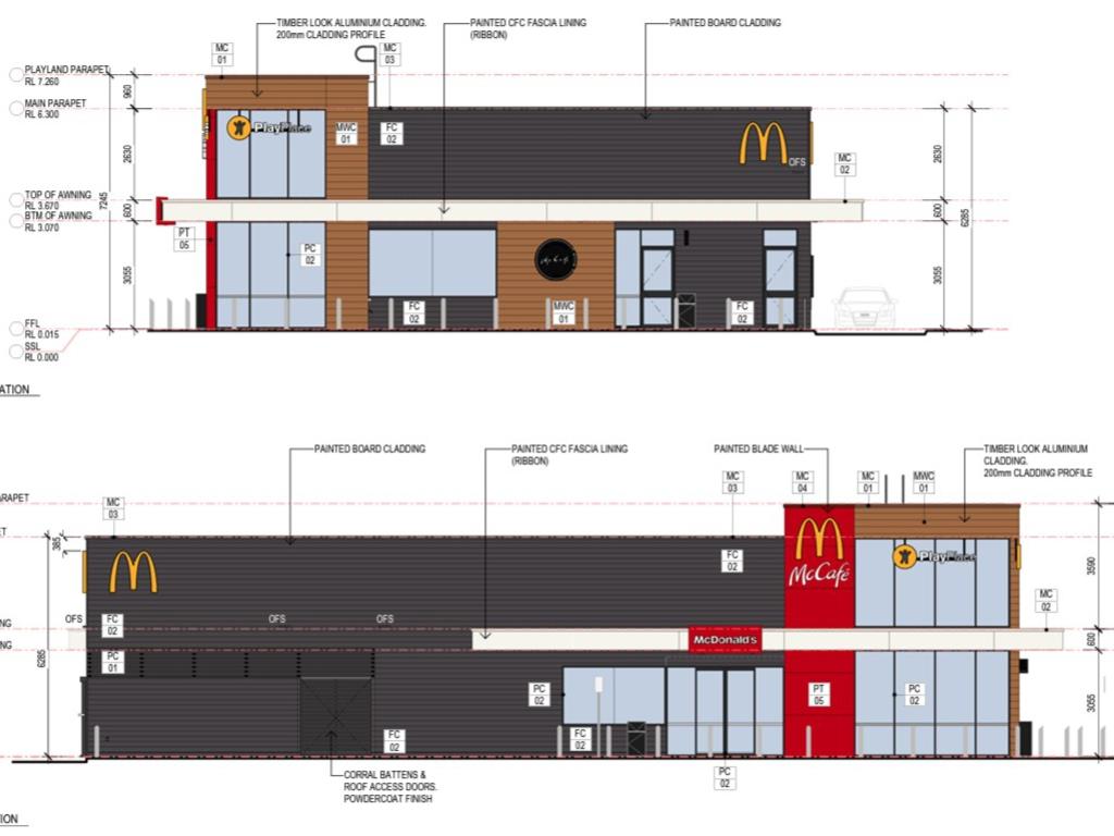 Plans for a McDonalds in Sarina. Picture: Contributed