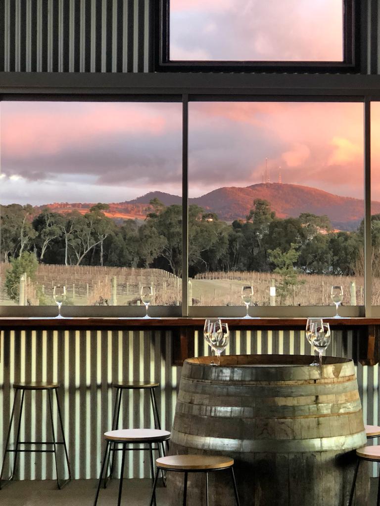 The Nashdale Lane Cellar Door is the ultimate spot to park yourself for the afternoon with a glass of rose and an unrivalled sunset.