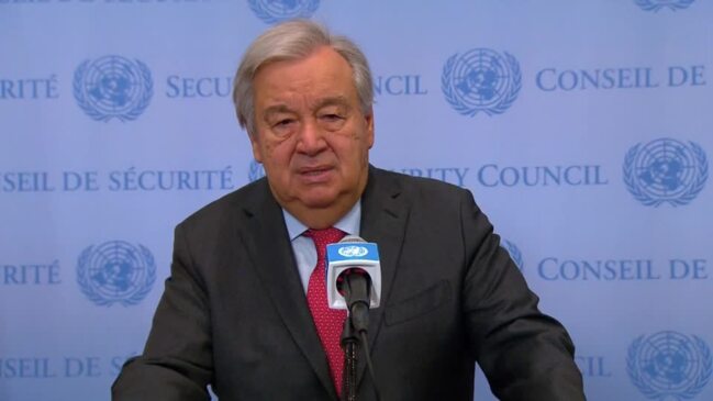 UN chief says a Rafah assault would be a human catastrophe