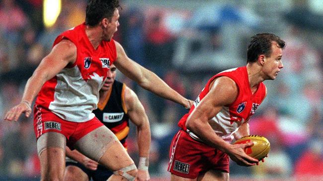 Nicks played 175 games in 10 years with the Swans but missed out on their drought breaking flag in 2005 due to injury.