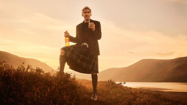 Whisky lover Harrison Ford fronts a new campaign for Glenmorangie. Picture: Supplied