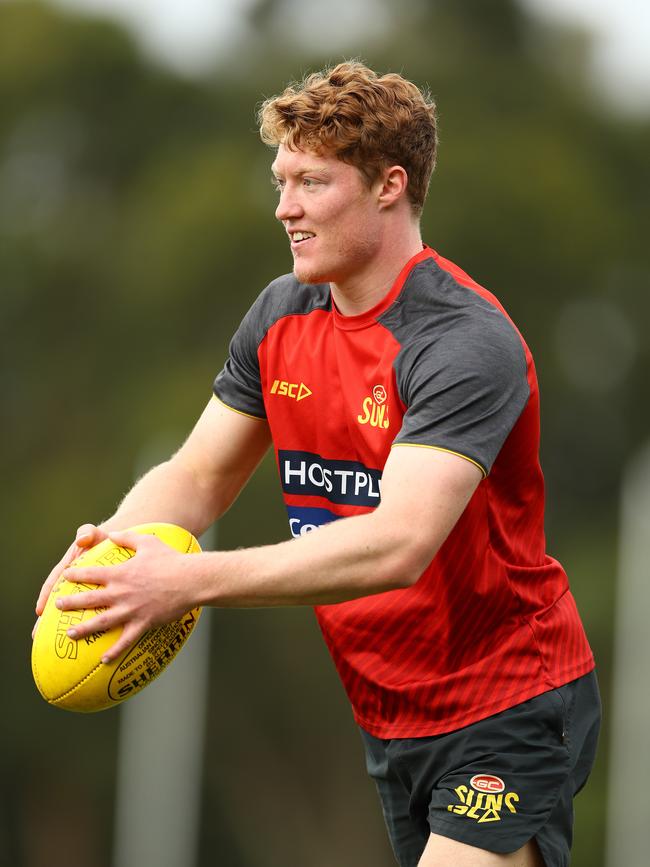 Gold Coast Suns AFL player Matthew Rowell. (Photo by Robert Cianflone/Getty Images)