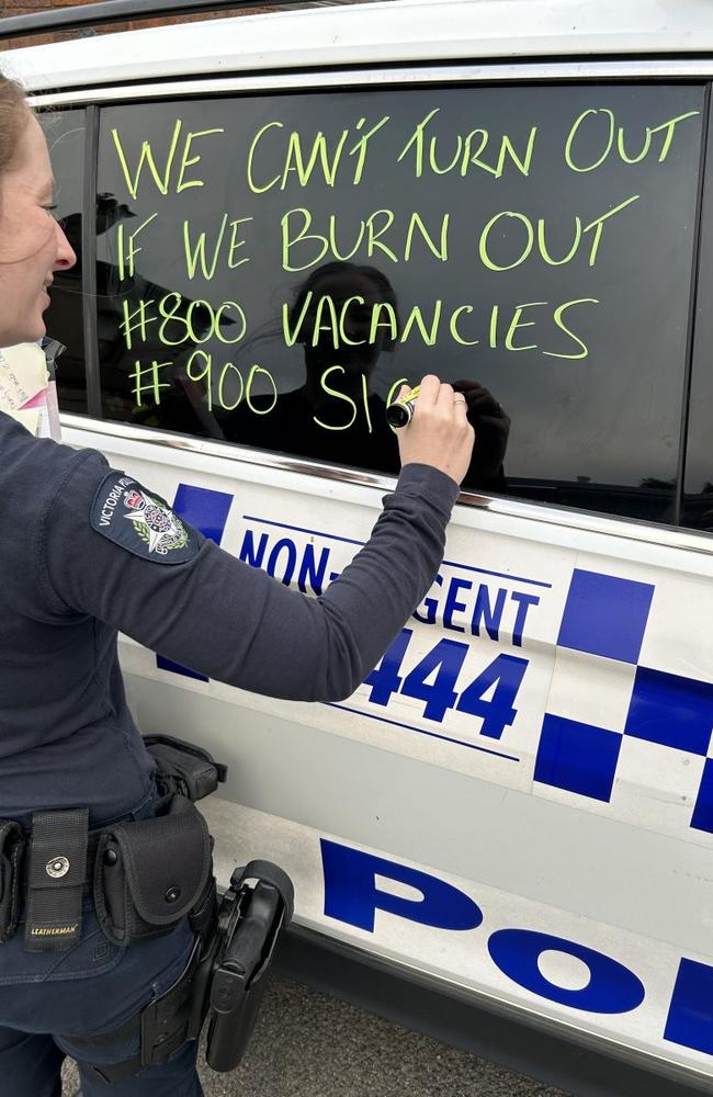 More than 150 police left the force in the past year. Picture: The Police Association of Victoria.