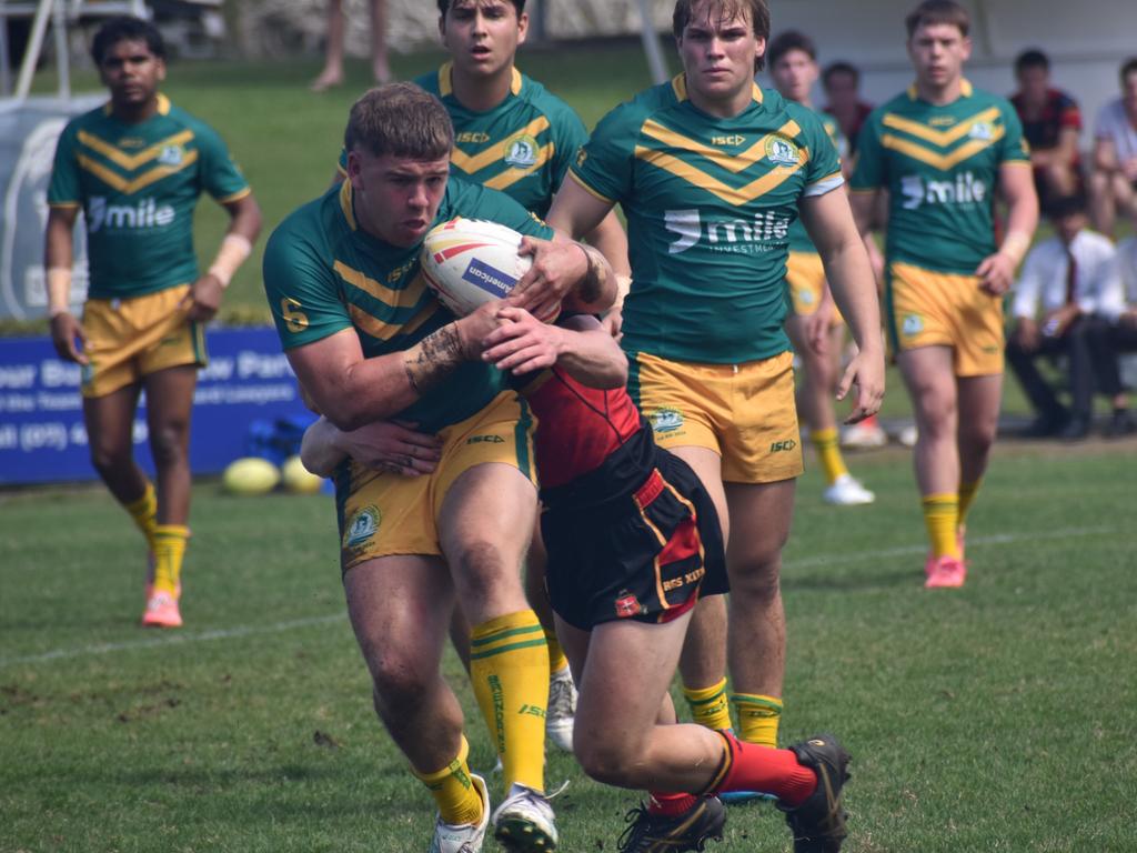 Dolphins Cup grand final, St Brendan’s College versus Rockhampton Grammar School, at Rugby Park on August 16, 2024.