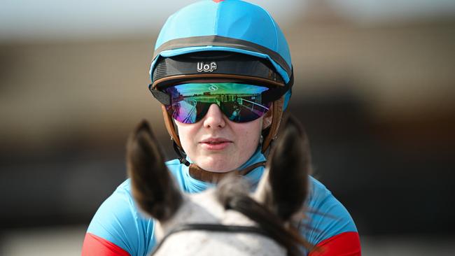 UK rider Saffron “Saffie” Osborne rode at Caulfield on Wednesday. Picture: Vince Caligiuri/Getty Images