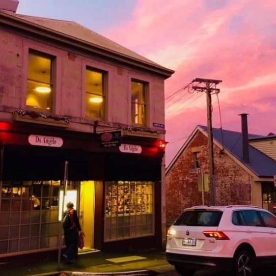 D'Angelo's exterior, Battery Point. Picture: Instagram