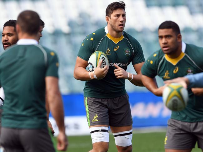 Coleman trains in the lead-up to his bittersweet Australia debut. Picture: AFP