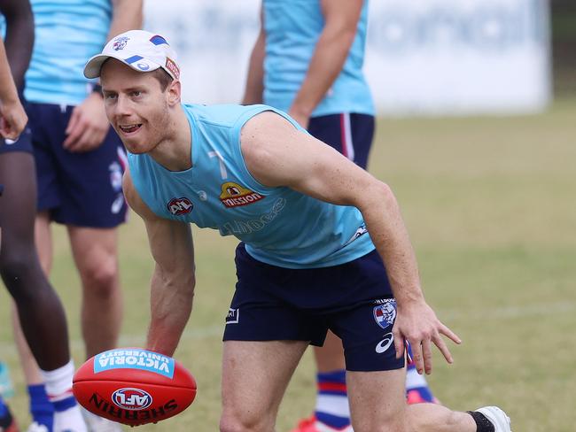 Lachie Hunter stepped away from the Bulldogs vice-captain’s role after a drink driving charge this year during the AFL’s COVID-19 lockdown. Picture: Michael Klein