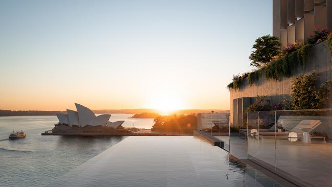 Opera House view from a terrace.