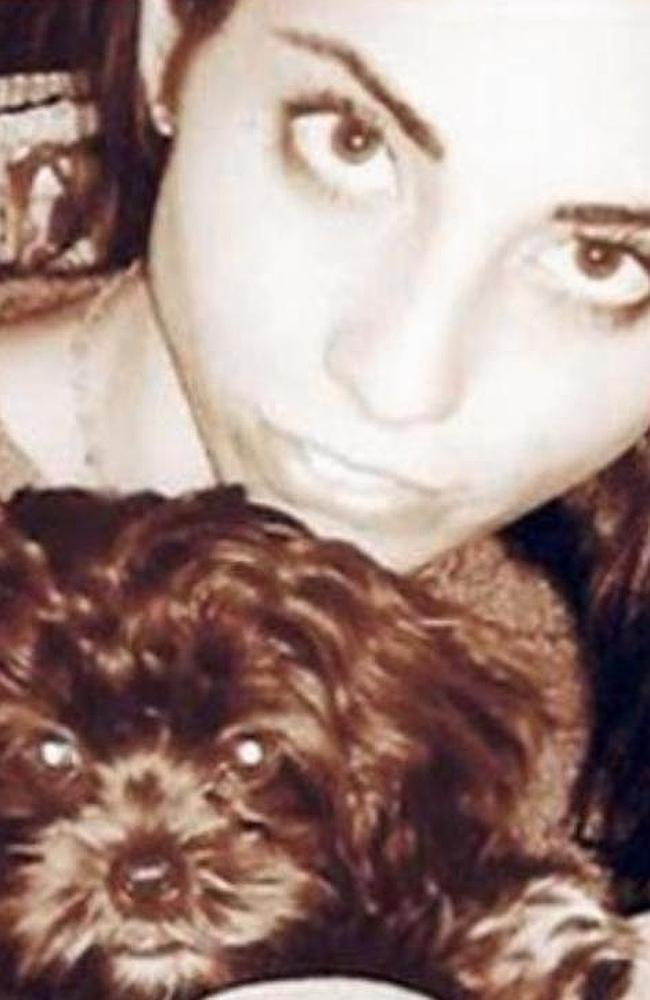 Back home after being lost for five years ... Jessica Namath with Tula. Picture: Facebook