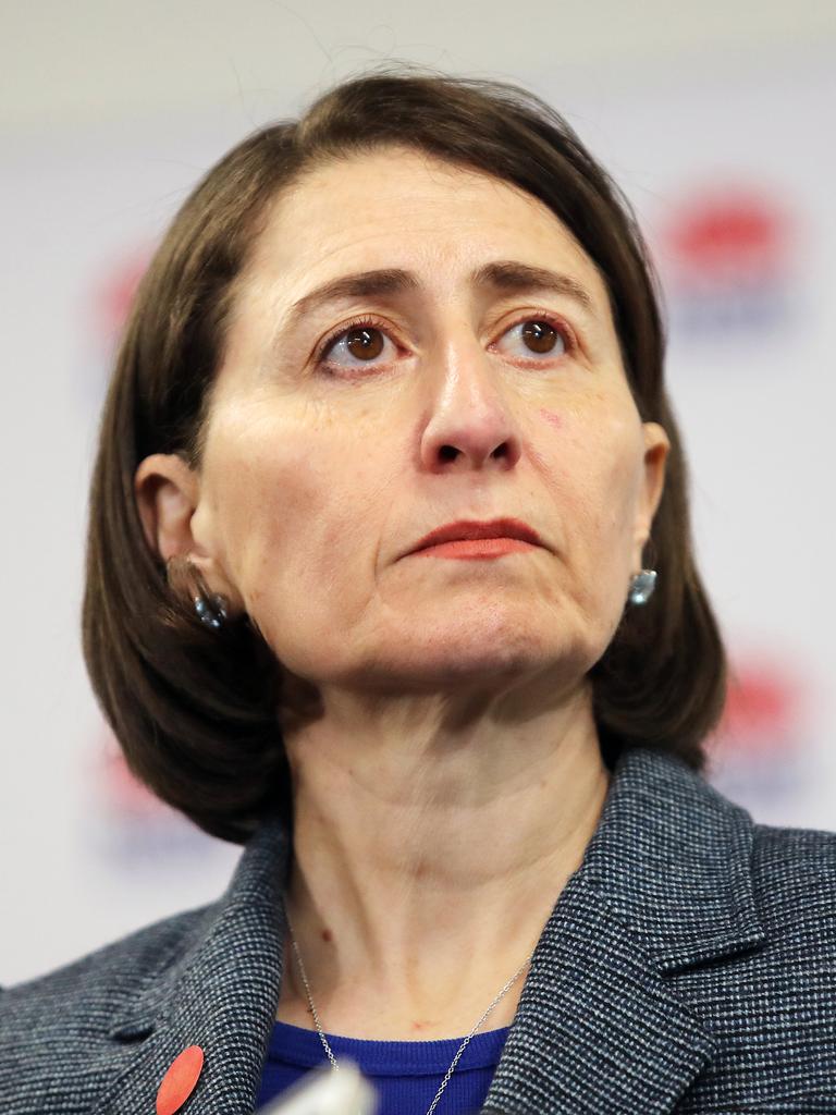 NSW Premier Gladys Berejiklian was blindsided by the decision to close the Queensland border to Sydneysiders. Picture: Richard Dobson