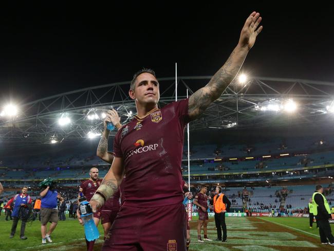 Corey Parker is set to play his final Origin on home soil on Wednesday night. Picture: Peter Wallis
