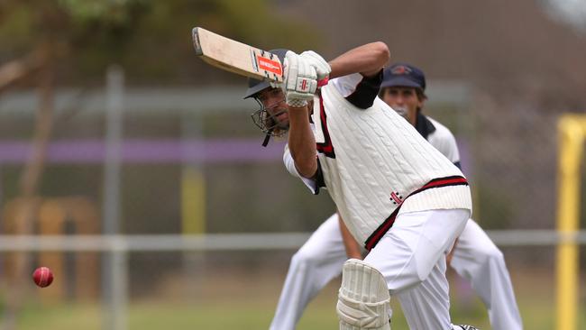 Riddell's Daniel Fisk is a premiership winner in the Gisborne cricket league. Picture: Brendan Francis