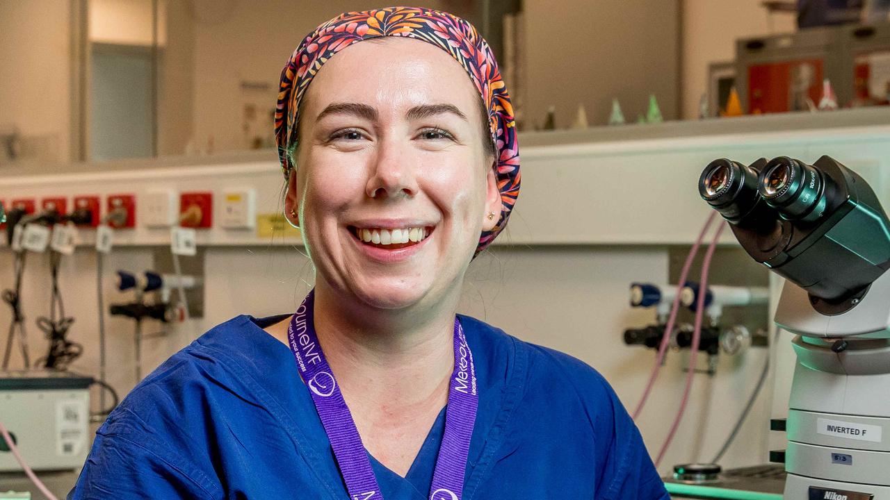 Emma Whatley always wanted to be an IVF scientist. Picture: Tim Carrafa