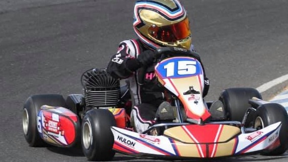 Junior South Australian go-kart champion Christian Cowie. Picture: Supplied