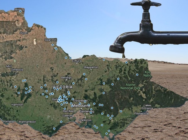 Victorian water stoarges have decreased in 12 months by 3.4m megalitres.