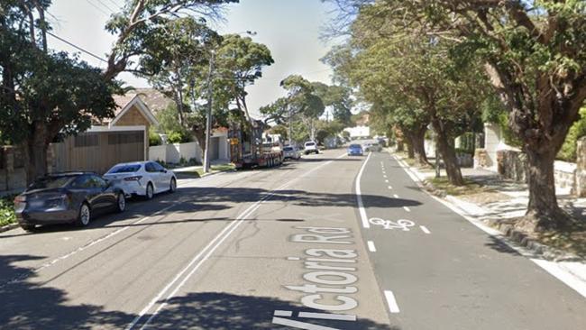 Frow was intoxicated behind the wheel of a white Lexus on Victoria Rd, Bellevue Hill. Picture: Google Maps