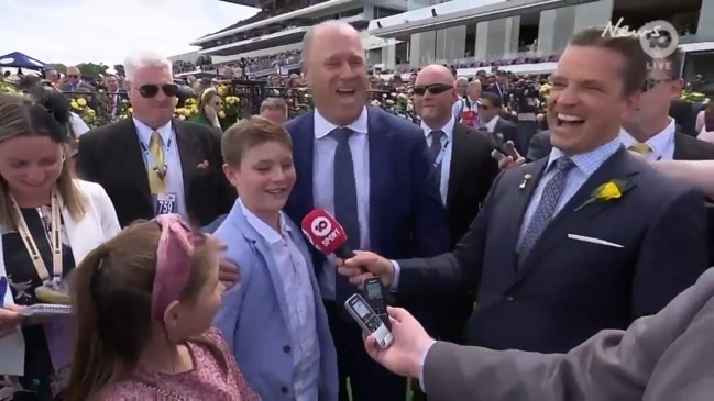 Melbourne Cup: Trainer's son steals the spotlight after being given centre stage