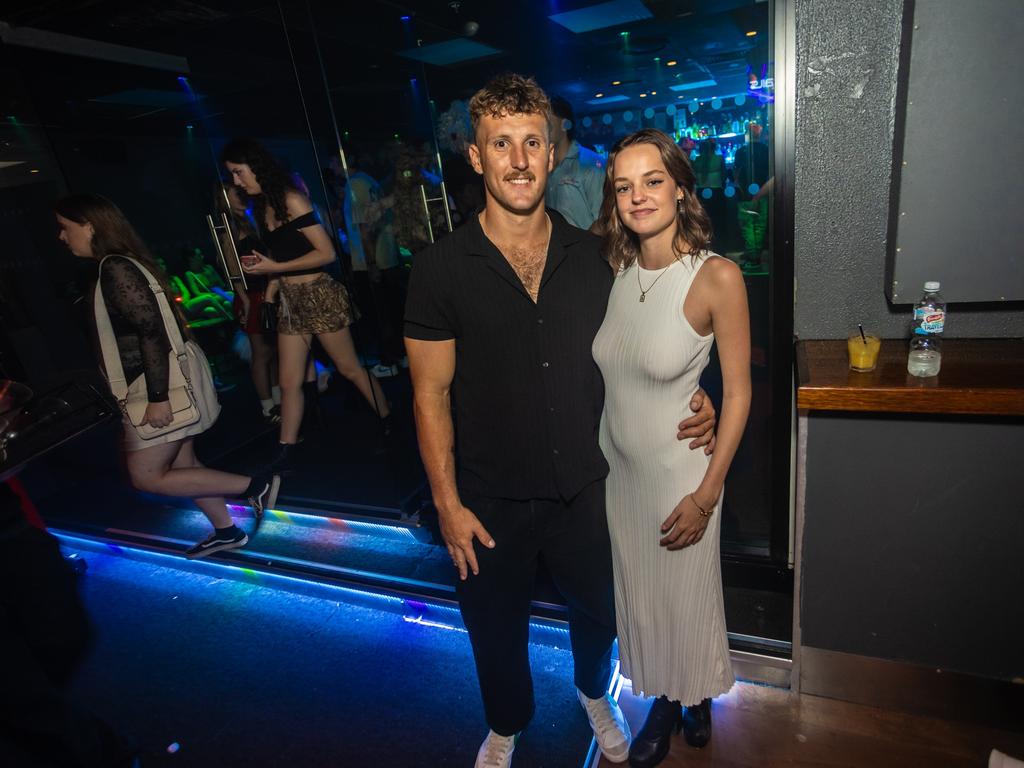 NIGHT SPOTTING: Angus Low and Danikah Friend at Cocktails.