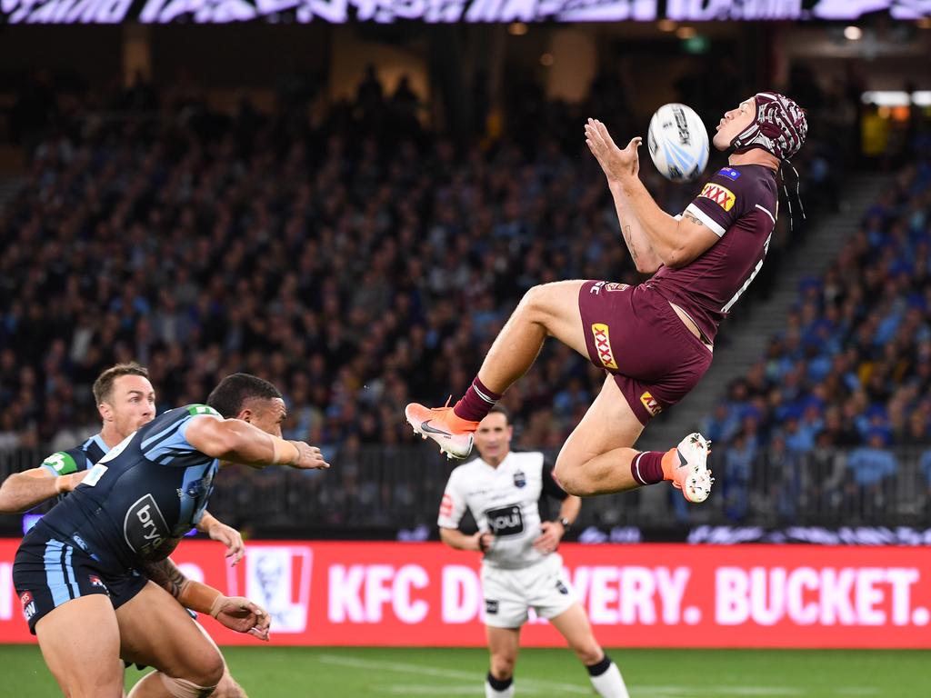 Kalyn Ponga would make a difference for the Maroons at the back. Picture: AAP Image/Dave Hunt