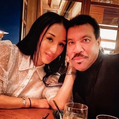 Lionel Richie and partner Lisa Parigi.