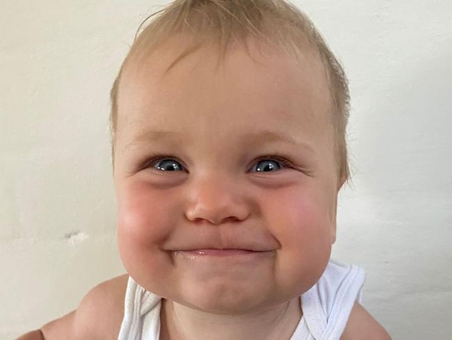 Sol with the cheekiest smile you’ve ever seen! <b><a href="https://www.dailytelegraph.com.au/newslocal/blacktown-advocate/vote-help-us-find-the-cheekiest-toddler-in-nsw/news-story/9ae7eb32bd93be85a472b448d0c19dda">VOTE HERE </a></b>