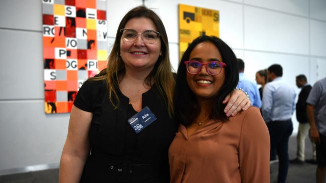 Ana Nunez and Shanthi Annapareddy at the 2024 NT Australian of the Year Awards at the Darwin Convention Centre on Monday, November 6.