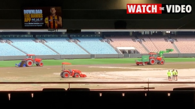 AFL season race against time for MCG turf